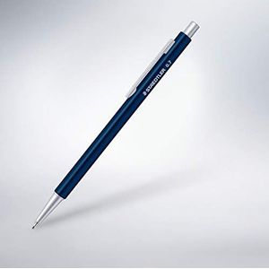 STAEDTLER Mechanical Potlood Organizer Pen blauw (hoogwaardig vulpotlood van aluminium, ideaal voor tijdplanner, 0,7 mm fijne vulling Marsmicro, hardheid HB, gumtip, 9POP40307 ST), 1 stuk (1 stuk)