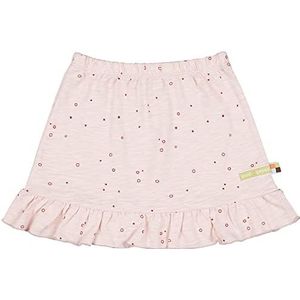 loud + proud Babymeisjes Slub Jersey met opdruk, GOTS-gecertificeerd rok, rosé, 86/92 cm