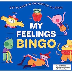 My Feelings Bingo Get To Know 48 Feelings of All Kinds/anglais