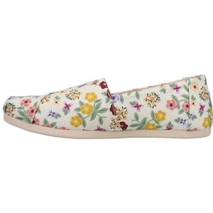 TOMS Dames Alpargata 3.0 Loafer Flat, Wit Bloemetje, 36 EU