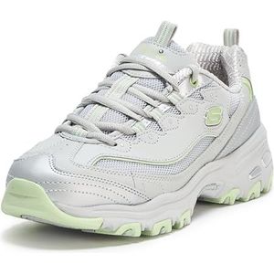 SKECHERS - D'Lites - Fresh Start - Sneakers - Zwart - Leer/Mesh