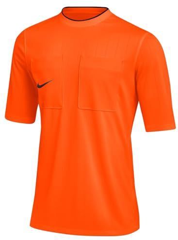 Nike Soccer Referee Jersey M Nk Df Ref II JSY Ss 22, Safety Orange/Black, DH8024-819, S