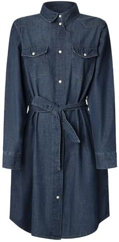 Pepe Jeans - Victoria - Denim Jurk - Blauw