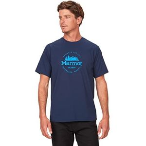 Marmot Mannen Culebra Peak Tee Ss Ademend Lifestyle Tee Shirt, korte mouw Sport Shirt, Sneldrogend wandelen T-shirt