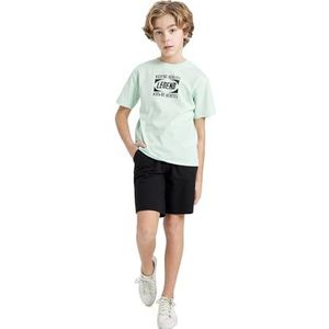 DeFacto jongens shorts, zwart, 5-6 Jaar