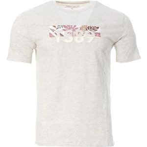 Teddy Smith Heren T-shirt T-Ezio 2 MC wit ivoor China, Ivoor wit China, M