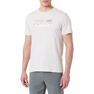 Teddy Smith Heren T-shirt T-Ezio 2 MC wit ivoor China, Ivoor wit China, M