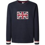 Pepe Jeans - Patrick - Trui - Marineblauw - Katoen