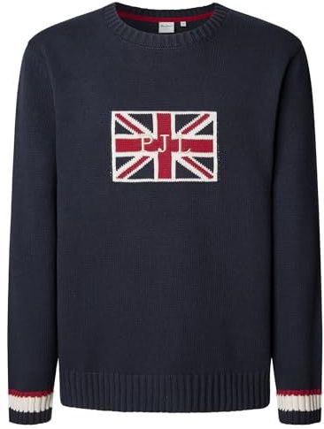 Pepe Jeans - Patrick - Trui - Marineblauw - Katoen