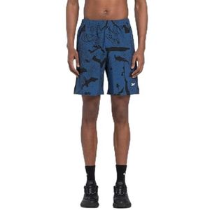 Reebok Sterkte AOP Short, Uniblu, M