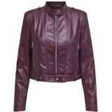 Only - Bordeaux Zip Blazer - Dames - Polyester