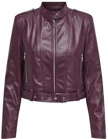 Only - Bordeaux Zip Blazer - Dames - Polyester