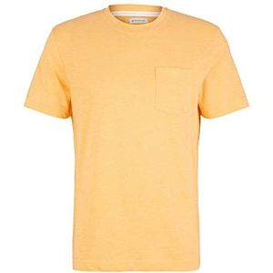 TOM TAILOR Uomini T-shirt 1035633, 31506 - Washed Out Orange Grindle, 3XL