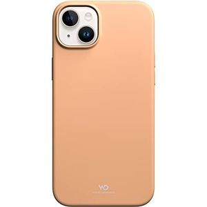 WHITE DIAMONDS - Hoes Urban Case siliconen hoes geschikt voor Apple iPhone 14 Plus I telefoonhoes, siliconen, dun, antislip (oranje)