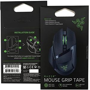 Razer - Mouse Grip Tape - Voor Razer Basilisk Ultimate/Basilisk V2/Basilisk X HyperSpeed - Antislip Griptape - Zelfklevend Ontwerp