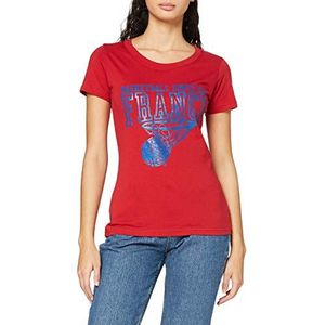 France Basketball T-shirt voor dames, rood, mand Frankrijk, Since 1932, volwassenen, maat XL