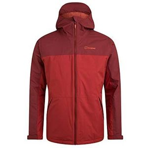 Berghaus Heren Deluge Pro 2.0 geïsoleerde waterdichte jas, rood oker/Russet bruin, XS
