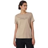 Street One - Studio - Dames Shirt - Beige - Korte Mouwen