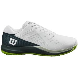 Wilson Heren Rush Pro Ace Clay Tennisschoen, Wit/Ponderosa Pine/Jasmine Green, 9 UK, Witte Ponderosa Pine Jasmijn Groen, 9 UK