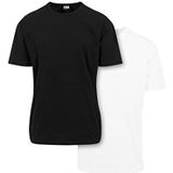 Urban Classics T-shirt voor heren, zwart + wit, S