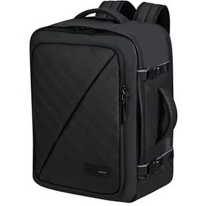 American Tourister Take2Cabin - Bolsa de cabina Ryanair 25 x 20 x 40 cm, 24 L, 0,50 kg, equipaje de mano, mochila de avión S Underseater, edición negra (edición negra)