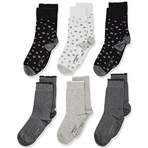 Camano Unisex Kinderen Online Children ca-Soft Organic Cotton 6 Pack sokken, Zwart, 31/34, zwart