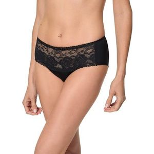 Playtex - Flower Elegance - Midi Slip - Zwart - Kant Materiaal