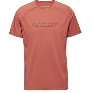Mammut Heren T-shirt, L, oranje, functioneel shirt, top, brick, L