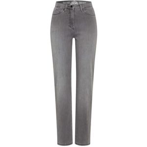 Raphalea by Brax Patti Straight tailleband met elastische kettingsteek, super dynamisch denim, slim, grijs, 31W / 32L
