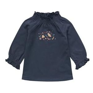 Noppies Baby Babymeisjesjurk met lange mouwen kinderjurk, blauw nachts-P609, 62