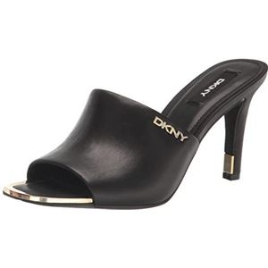 DKNY Vrouwen Open teen Fashion Pump Heel Sandaal, Zwarte Bronx, 37.5 EU