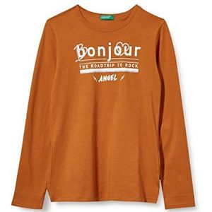 United Colors of Benetton meisjes t-shirt, Gouden Eik 36W, S