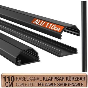 Kabelgoot - Aluminium - 2-Delig - Voor Kabelgeleiding - 1100 mm