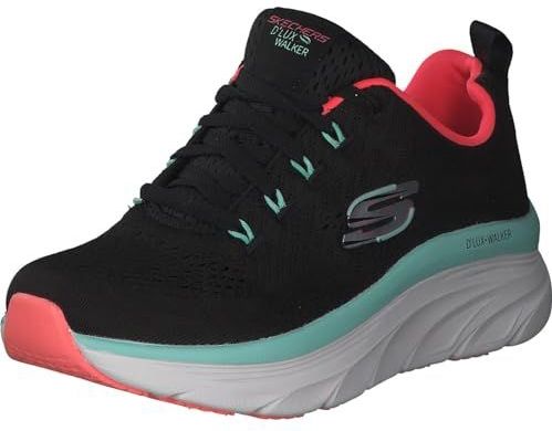 Skechers - D'lux Walker - Wandelschoenen - Zwart - Veganistisch Materiaal