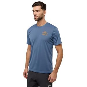 Jack Wolfskin - Bornberg Hoody - Softshelljack - Nature Blue - Drielaags TEXASHIELD PRO