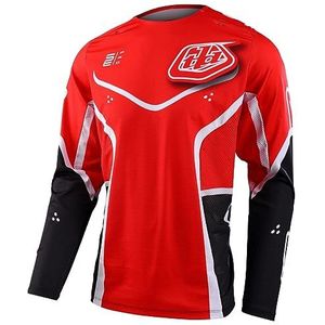 Troy Lee Designs SE Pro Radian Tricot Rood Wit, Rood, M