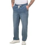 JP 1880 - Herenbroek - Denim Blauw - Jeanslook - 4 Zakken - Casual Fit
