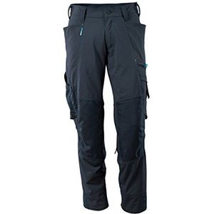 Mascot 17179-311-010-76C49 Broek met Kneepad Zakken, Zwart/Blauw, 76C49