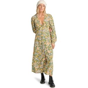 Billabong - Cool Night - Lange Jurk - Groen - Midi - Dames