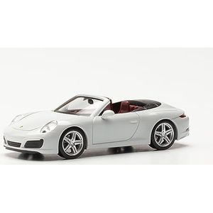 Herpa automodel Porsche 911 Carrera 2 Cabrio, schaal 1:87, voor diorama, modelbouw verzamelobject, Made in Germany, kunststof
