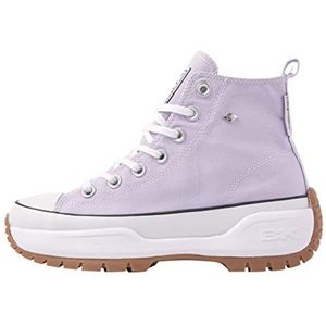 British Knights Kaya MID Fly High Top Sneakers voor dames, lila, 37 EU