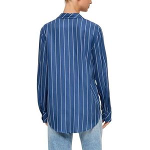 s.Oliver Damesblouse met lange mouwen, blauw 32, blauw, 32