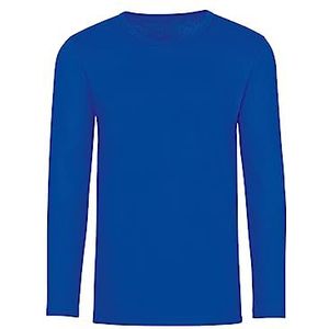 Trigema Damesshirt met lange, blauw (Royal 049)., M
