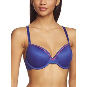 Sassa Damesbeugelbeha met inleg voorgevormd 28124, blauw (indigo/paars 859), 70B