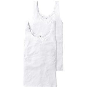 Schiesser Onderhemd voor dames, wit (wit 100), 46