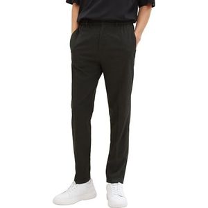 TOM TAILOR Denim Herenbroek, 34074 - Black Houndstooth, 32W x 32L