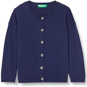 United Colors of Benetton Koreana shirt M/L 1194G5007 Cardigan, donkerblauw 252, 82 meisjes, donkerblauw 252, 12 Maanden