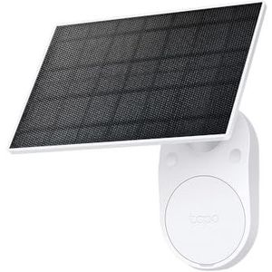Tapo A201 Zonnepaneel, 2,5 W, 5,2 V, geschikt voor camera's op batterijen, flexibele installatie, zeer efficiënt opladen, 45 minuten voor de hele dag, IP65, 360° verstelbaar, 4 m oplaadkabel