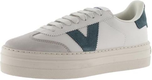 Victoria - 1092169 - Sneakers - PETROLEO - Leren Effect - Platform - Laag