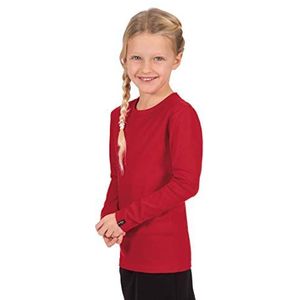 Trigema Shirt met lange mouwen, rood (kers 036), 104 cm